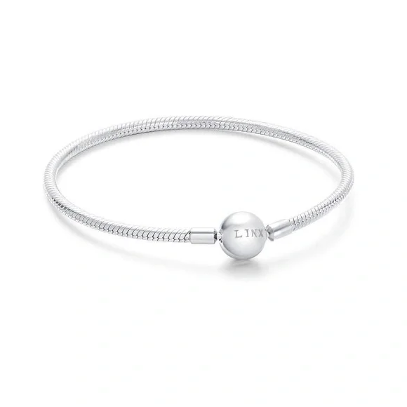 Linx Snake Chain Bracelet with Daughter and 13th Birthday Themed Charms - Picture 9 of 9